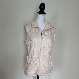 LL Bean || Womens Fleece Lined Fitness Full Zip up Vest Sz M